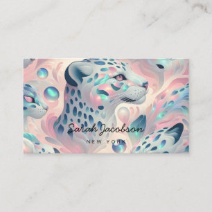 Carte De Visite Style Opale Irridescent Luxe