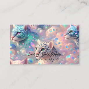 Carte De Visite Style Opale Irridescent Luxueux