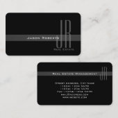 Carte De Visite Style pâle élégant moderne (Devant / Derrière)