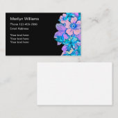 Carte De Visite Style personnel de contact (Devant / Derrière)