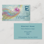 Carte De Visite Style rétro Dj et musicien (Devant / Derrière)