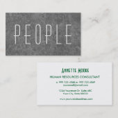 Carte De Visite Style simple V57 de CONSULTANT EN MATIÈRE de (Devant / Derrière)