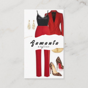 Carte De Visite Style Styliste Votre Voyage Mode Commence Ici