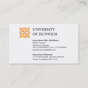 Carte De Visite Style universitaire v2