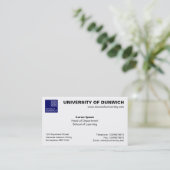 Carte De Visite Style universitaire v4 (Debout devant)