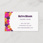 Carte De Visite Style Vintage graphique Fleurs super (Devant)