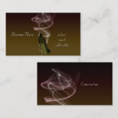 Carte de visite stylet d'art de chaussure de talon (Devant / Derrière)