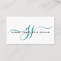 Stylet de cheveux moderne Gold Script Monogramme T
