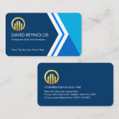 Carte De Visite Stylish Creative Arrows Business Owners (Devant / Derrière)