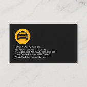 Carte De Visite Stylish Professional Yellow Lines (Dos)