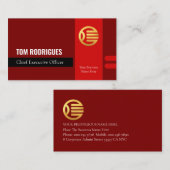 Carte De Visite Stylist Template Office Manager Identity Global (Devant / Derrière)