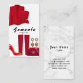 Carte de visite Styliste (Devant / Derrière)