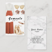 Carte de visite Styliste (Devant / Derrière)