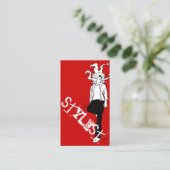 Carte De Visite styliste (Debout devant)