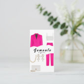 Carte de visite Styliste (Debout devant)