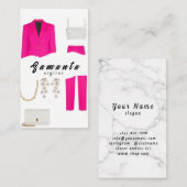 Carte de visite Styliste (Devant / Derrière)