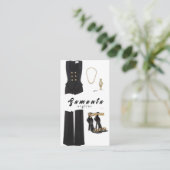 Carte de visite Styliste (Debout devant)