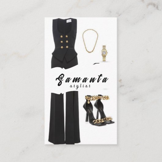 Carte de visite Styliste (Devant)