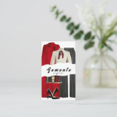 Carte de visite Styliste (Debout devant)