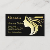 Carte de visite styliste (Devant)