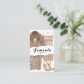 Carte de visite Styliste (Debout devant)