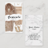 Carte de visite Styliste (Devant / Derrière)