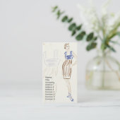 Carte De Visite Styliste - affaires (Debout devant)