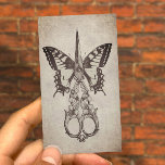 Carte De Visite Styliste cheveux ciseau antique et papillon Vintag<br><div class="desc">Liste de cheveux Ciseaux Antique et Papillon Cartes de visite Vintages.</div>