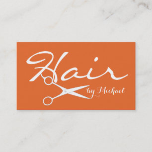 Carte De Visite Styliste cheveux Elegant Proep Carrot Arrière - pl