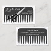 Carte De Visite Styliste/coiffeur (Devant / Derrière)