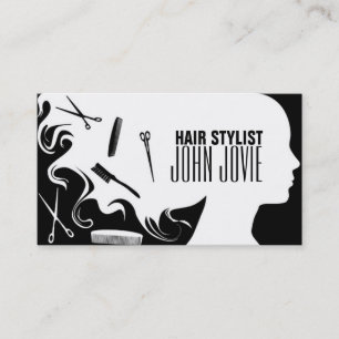 Carte De Visite Styliste de cheveux Beauty Salon Barber Shop