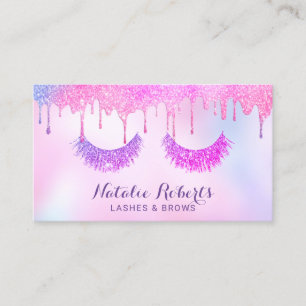 Carte De Visite Styliste De Cheveux D'Artiste De Maquillage Unicor