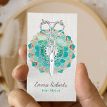 Carte De Visite Styliste de cheveux Elégant ciseau Mandala Flower<br><div class="desc">Liste de cheveux Ciseaux Vintages & Mandala Flower Beauté Salon Cartes de visite.</div>