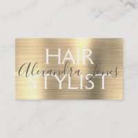 Styliste De Luxe Or Brossé Coiffure En Métal Bross
