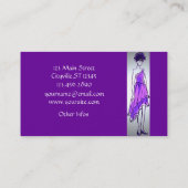 Carte De Visite Styliste de mode (Dos)