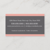 Carte De Visite Styliste des armoires (Dos)