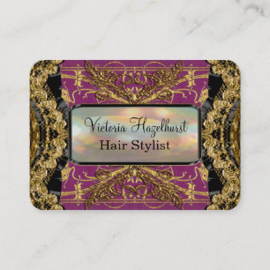 Carte De Visite Styliste en coiffure élégant de Bradfordshire Lola