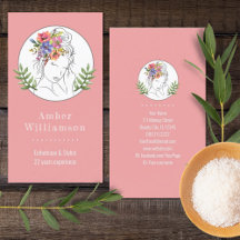 Styliste Esthétique moderne Spa Élégant Chic Flora