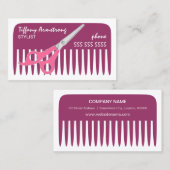 Carte De Visite Styliste/Hairdresse (Devant / Derrière)