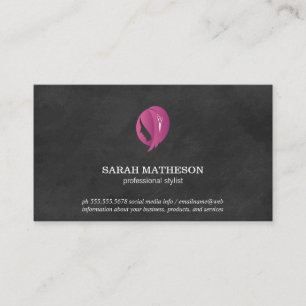 Carte De Visite Styliste Personnelle Bouteille Spray Salon Shears