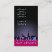 Carte de visite - Stylistes de cheveux (Dos)