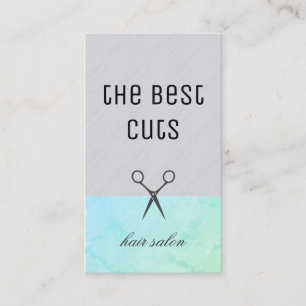 Carte De Visite Stylo cheveux élégant et moderne