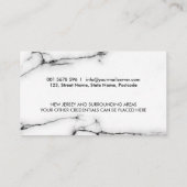 Carte De Visite Stylo et encre de quille (Dos)