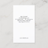 Carte De Visite Stylo Fontaine Calligraphie Écrivain Freelance (Dos)