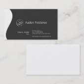 Carte De Visite Stylo-plume calligraphique (Devant / Derrière)