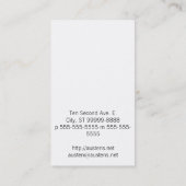 Carte De Visite Stylo-plume calligraphique (Dos)