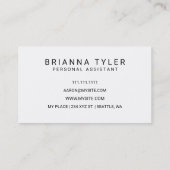 Carte De Visite Stylo Poted Cactus Cute Girly Personnalisé (Dos)