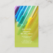 Carte De Visite Stylos/Concepteur de couleurs (Dos)