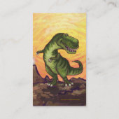 Carte De Visite Substance d'écriture de Rex de Tyrannosaurus (Dos)