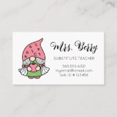 Carte De Visite Substituer Maître Gnome (Devant)